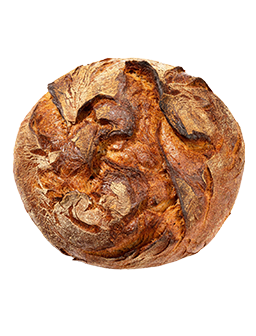 Eiflers Landbrot rustikal gebacken Freisteller